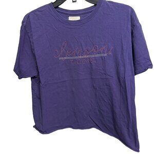 Clemson University Tigers League Women's Crop Top Tee Shirt, XL